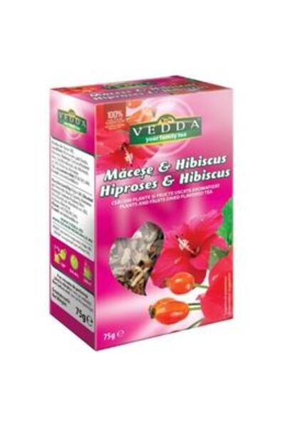 Vedda Ceai de Macese si Hibiscus Vedda, 75g