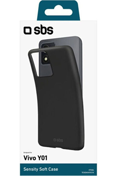 SBS Sensity Σιλικονούχα Πίσω Θήκη Μαύρη Συμβατή με Vivo Y01 Κωδικός: SENSVIY01K