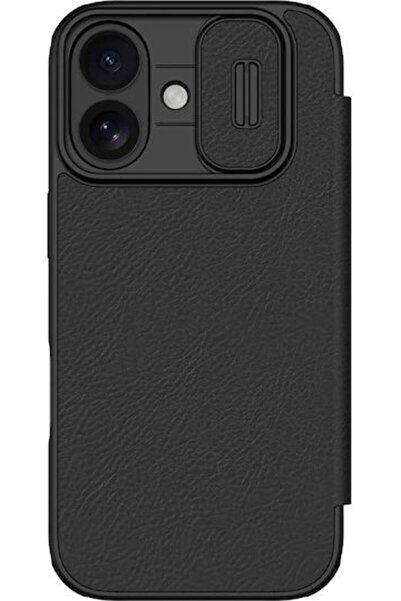 Nillkin Qin Book Pro Συνθετικό Δέρμα / Πλαστικό Μαύρο (iPhone 17)