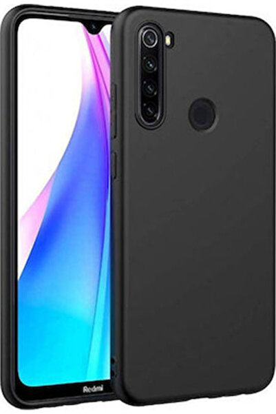 Other Θήκη Sonique Liquid Σιλικόνης Μαύρη (Redmi Note 8T)
