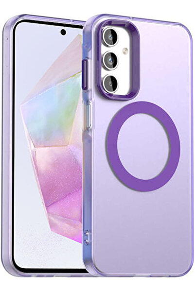 Techsuit Πίσω Κάλυμμα Σιλικόνης Μωβ (Galaxy A35)