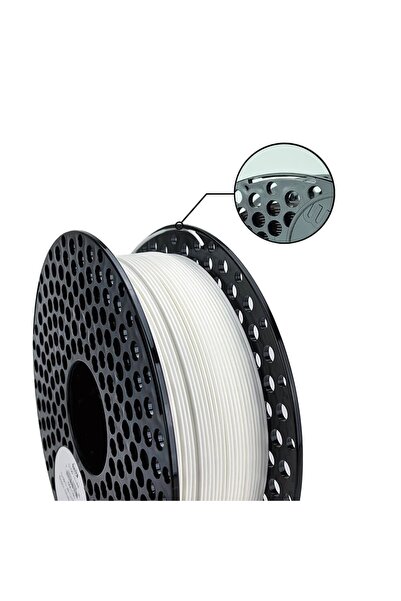 AZUREFILM Filament ABS Plus White ( alb ) 1.75 mm 1 kg