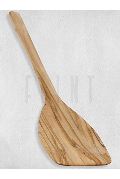Yıldızan Nzr Beautestore Olive Wood Wooden Spatula 30 cm Handmade Natural Woo...