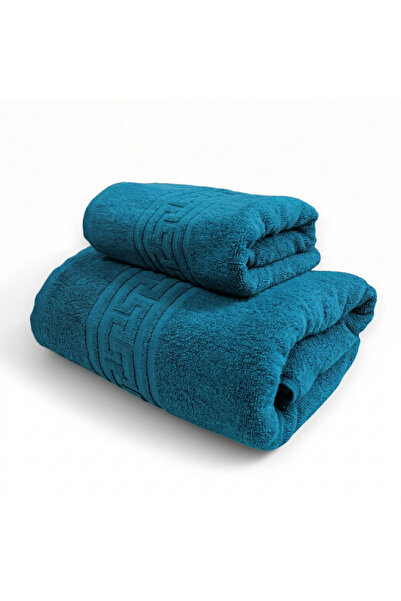 TextiLici Top Bottom Set of 2 Ultra Soft Towels – 100% Cotton, Double Thread,...
