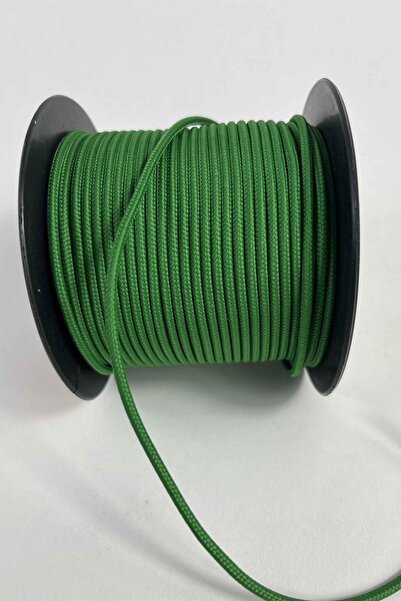 Hobigram Snur Paracord Premium de 3 mm, 10 metri, verde închis – Breloc pentr...