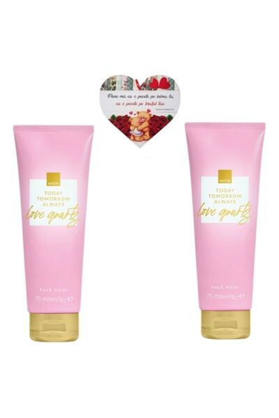 AVON Set 2x Mască de față TTA Love Quartz 75 ml