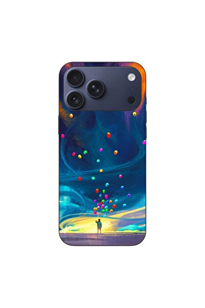 OEM Husa compatibila cu Apple iPhone 17 Pro Max Silicon Gel Tpu Model Baloane...