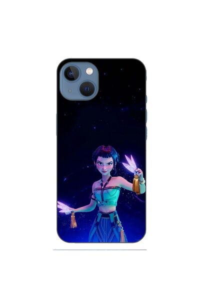 OEM Husa compatibila cu Apple iPhone 13 Silicon Gel Tpu Model KPop Demon Hunt...