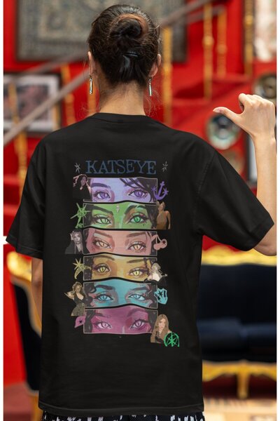 SEVBANO Katseye Kpop muzička grupa, unisex majica sa leđnim printom, veće vel...