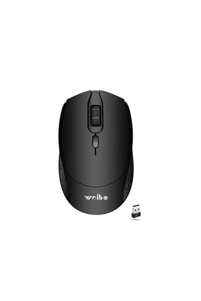 weibo RF6400 Ασύρματο ποντίκι, Μαύρο