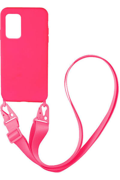 Other Sonique Carryhang Υγρή Θήκη Πλάτης Σιλικόνης 0.5mm με Λουράκι Φούξια (R...