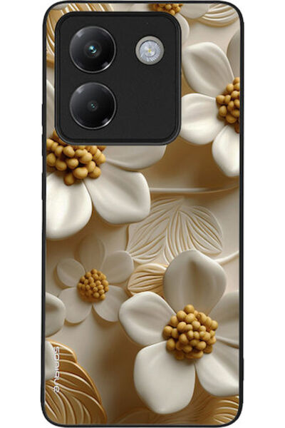 Other Θήκη Sonique Σειράς 3D Λουλουδιών για Xiaomi Poco M7 Pro 5G Λευκή