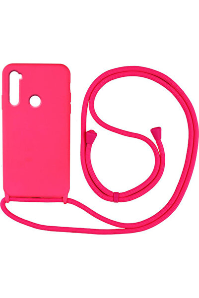 Other Θήκη Sonique Carryhang Πίσω Όψη Σιλικόνης 0.5mm με Λουράκι Φούξια (Redm...