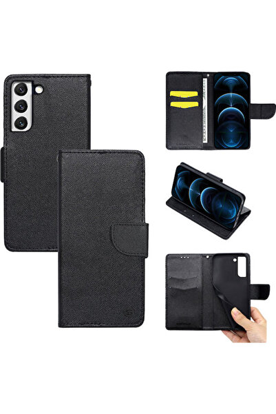 Other Sonique Trend Book Συνθετικό Δέρμα / Σιλικόνη Μαύρο (Galaxy S22)