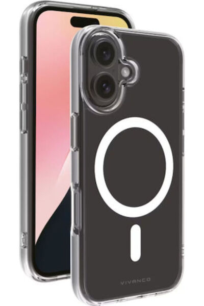 Vivanco Mag Steady Πίσω Κάλυμμα Σιλικόνης Διαφανές (iPhone 16 Plus) Κωδικός: ...