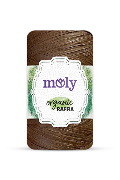 Moly Organic Raffia %100 Kağıt İp |Col. No: G43| Hasır Çanta Ve Şapka Örgü İp...