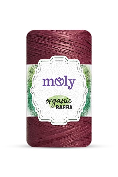 Moly Organic Raffia %100 Kağıt İp |Col. No: G72| Hasır Çanta Ve Şapka Örgü İp...