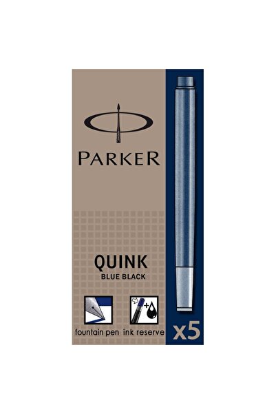 Parker МАСТИЛЕНИ КАСЕТИ ГОЛЕМИ ТЪМНОСИНИ 5 БРОЯ В КУТИЯ