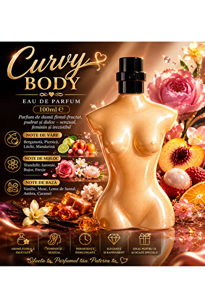 CURVY BODY Women's Perfume 100ML, Feminine Aroma with Vanilla, Fruits and Del...
