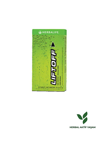 Herbalife Liftoff Limon Aromalı Efervesan Tablet (10 Tablet)