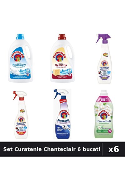 Chanteclair Set 6 Curatenie - Detergent 1575ml, Degresant, Balsam 1800ml - 5 ...