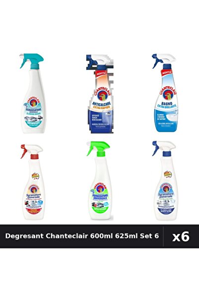 Chanteclair Set 6 Degresant Universal 600ml 625ml - Anti-Miros, Bicarbonat, L...