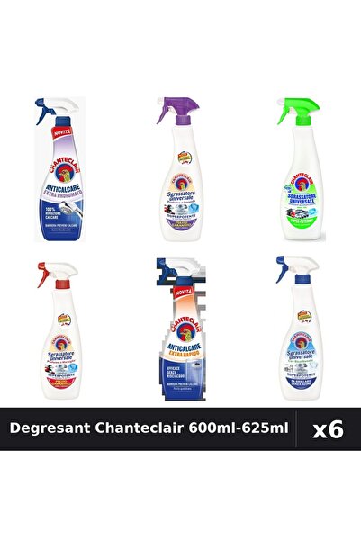 Chanteclair Set 6 Degresant Universal 600ml-625ml - Lavanda, Lamaie, Marsilia...