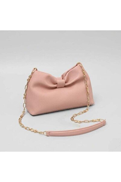 Generic Women’s Elegant Bow-Tie Handbag, Soft Leather-Look Shoulder Bag with ...