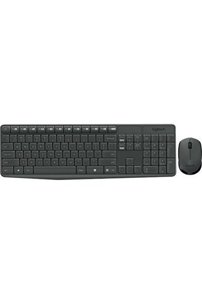 logitech Ασύρματο Σετ Πληκτρολόγιο & Ποντίκι MK235 Ελληνικό