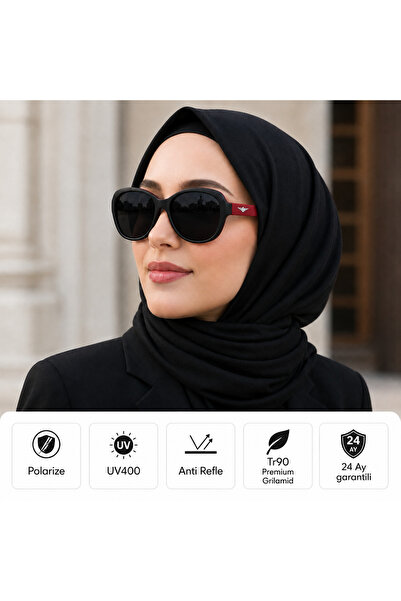 EXELİNE Col 132 New Premium Series Polarized Women's Sunglasses-Polarized-Uv4...