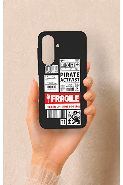 Vip Case Samsung A37 Uyumlu Fragile Desenli Silikon Kılıf