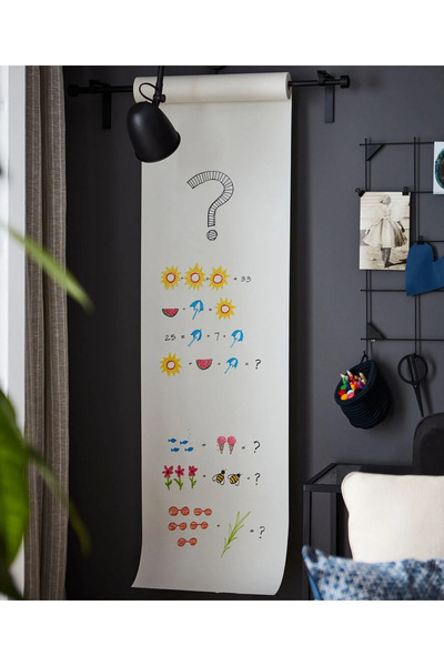 IKEA çizim kağıdı rulosu, beyaz