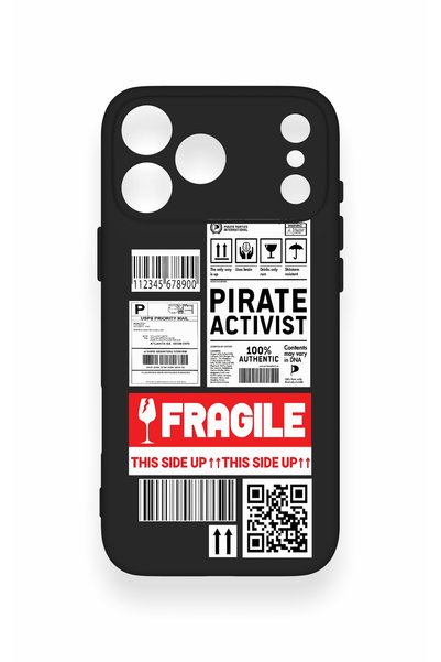 Vip Case iPhone 17 Pro Max Compatible Fragile Patterned Silicone Case