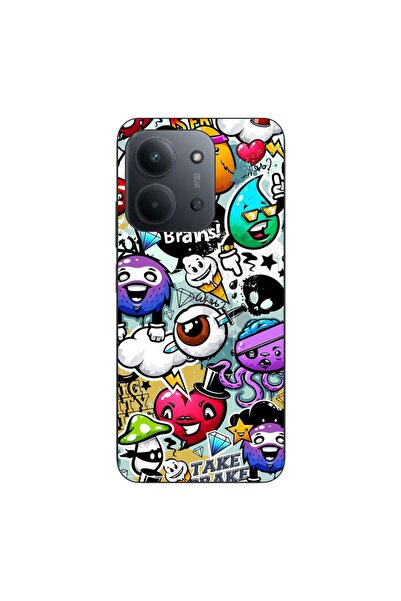 OEM Husa compatibila cu Xiaomi Redmi 15C Silicon Gel Tpu Model Pop Art Graffiti
