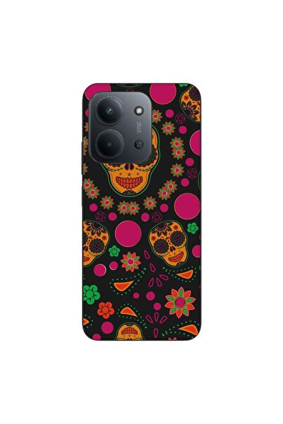 OEM Husa compatibila cu Xiaomi Redmi 15C Silicon Gel Tpu Model Halloween Flor...
