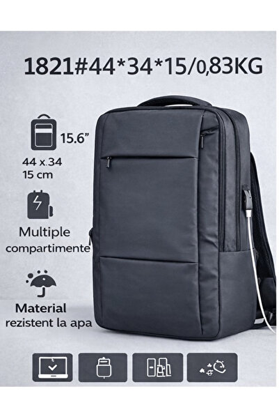 HAGAETHI ®   Θήκη λάπτοπ, 15.6 ιντσών, Θύρα USB, Πολλαπλές τσέπες, Αδιάβροχο,...