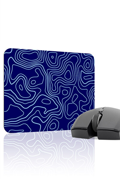 mousepad bastir Blue Navy Blue 22X18 Fan Gaming Player Mouse Pad Non-Slip Bas...
