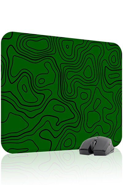 mousepad bastir لوحة ماوس للألعاب باللون الأخضر والأسود مقاس 48 × 40 XL، قاعد...