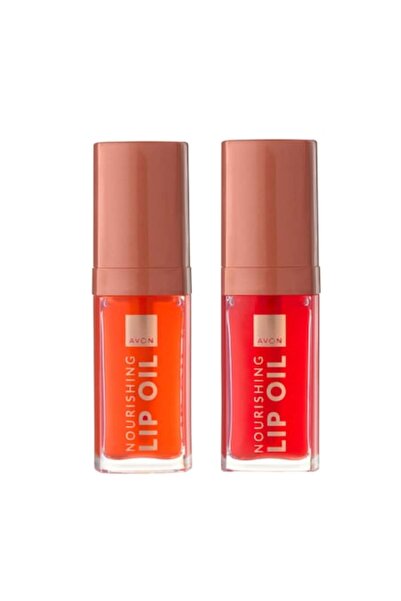 AVON Set de 2 produse, - Ulei de buze nutritiv, Hot Tropic, 7 ml și Ulei de b...