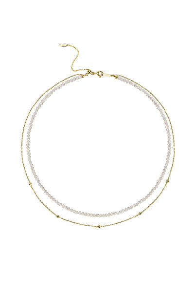 Lisa&Co. Colier Argint Organic Pearls&Drops