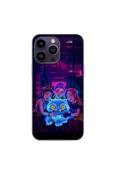 OEM Husa compatibila cu Apple iPhone 14 Pro Max Silicon Gel Tpu Model KPop De...