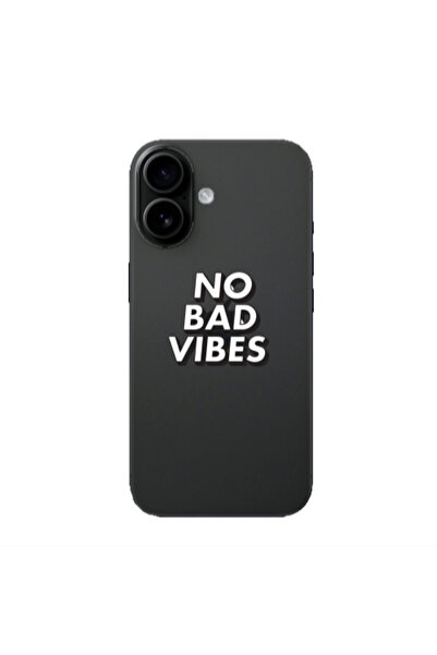 Other Apple Iphone 16 plus No bad vibes Transparent Silicone TPU Θήκη