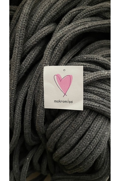 Makromİps Empty Tress Yarn (1 Kilo) Cord Without Filler Macrome Bag Basket Su...