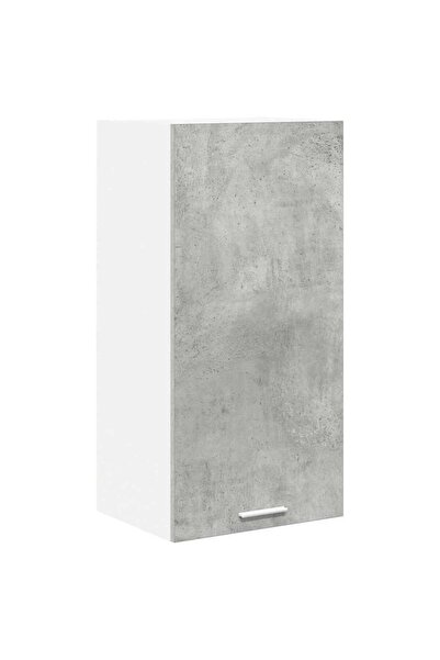 vidaxl Wall cabinet Concrete grey and White 40 x 31 x 80 cm Composite wood