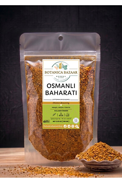 Botanica Bazaar Doğal Osmanlı Baharatı (Özel Harman) 1. Kalite - 100 gr - Nat...