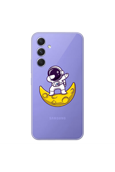 Other Samsung S25 PLUS Astronaut on the moon Transparent Silicone TPU Θήκη