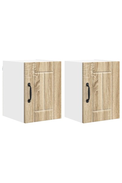 vidaxl Kitchen cabinet 2 pcs Sonoma Oak 30 x 31 x 40 cm