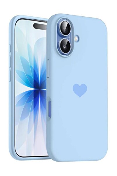 3GEN CASE iPhone 17 Kalp Logolu Lansman Kılıf İçi Kadife Kaplamalı Kamera Yük...
