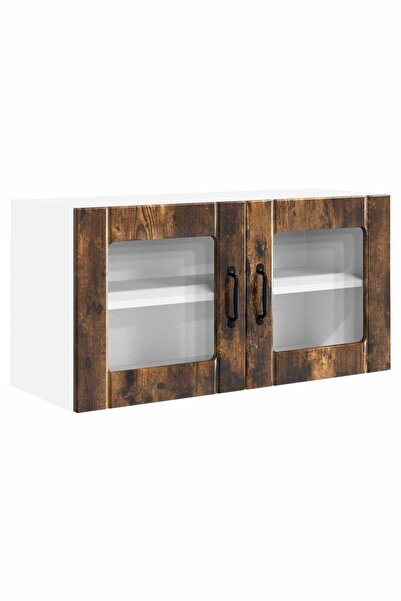 vidaxl Kitchen cabinet Smoked oak 80 x 31 x 40 cm Composite wood