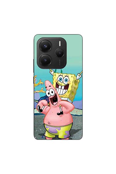 OEM Husa compatibila cu Xiaomi Redmi Note 14 5G Silicon Gel Tpu Model Spongebob